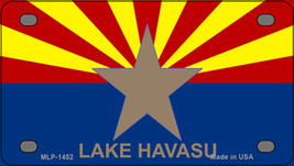 Lake Havasu Arizona State Flag Novelty Mini Metal License Plate Tag - £11.84 GBP