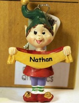 Christmas Ornaments WHOLESALE- Russ BERRIE- #13771- 'NATHAN'- (6) - New -W74 - $5.65