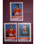 1975 - 76 O-Pee-Chee WHA Hockey 3 Card Lot Calgary Cowboys - $11.79 CAD