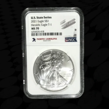 Graded U.S. State Series Silver Coin - North Carolina - £77.87 GBP