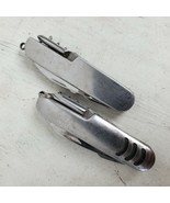 Vintage Stainless Multi Tool Pocket Knife 3 Inch LOT OF 2 - $24.00