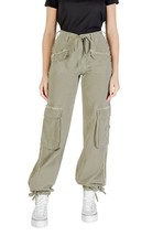 Desigual Women Trousers - XS Green Designer Fashion Paperbag 2025 Collec... - $161.73 CAD