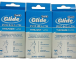 3 Pack Oral-B Glide Pro Health Threader Floss Single Use Packets 30ct Each - £18.24 GBP
