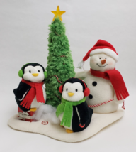 Hallmark Jingle Pals Snowman Penguins Trio Rockin&#39; Around The Christmas Tree - £39.38 GBP