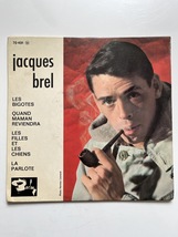 JACQUES BREL - LES BIGOTES (FRENCH VINYL EP) - £3.70 GBP