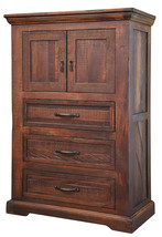 37" Brown Solid Wood Three Drawer Chest - $18,874.06 MXN