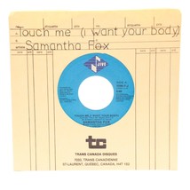 Touch me (I want your body) Samantha Fox Single Vinyl Records 7&quot; 45 rpm - £5.55 GBP
