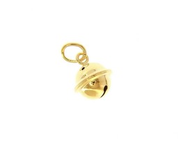 18K YELLOW GOLD CALL ANGELS RATTLE ROUND PENDANT, DIAMETER 8mm FOR PREGN... - $174.00