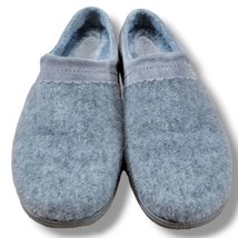 Hotter Comfort Concept Devotion Shoes Size 10 Wool Suede Soft Slip On Shoes Gray - £29.40 GBP
