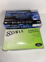 Microflex Diamond Grip Latex Gloves - Pack of 100, XL Noble Powder Free 200 - $32.82