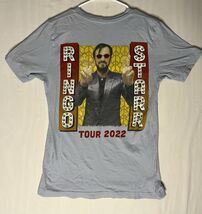 Ringo Starr Tour 2022 T Shirt Men’s Size Small Blue Short Sleeve The Bea... - $181.77 MXN