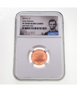 2019-S 1C Lincoln Shield Proof Graded by NGC as PF70 RD ULTRA CAMEO ER - $1,316.48 MXN