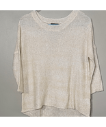 a.n.a Off-White Knit Crew Neck Sweater - $216.09 MXN