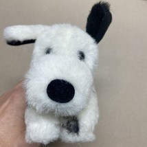 Battat Small Plush Black and White Colored Puppy Dog Plush 7 in - $10.88