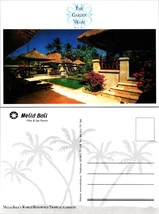 Indonesia Melia Bali Nusa Dua Resort Tropical Gardens Villas Vintage Postcard - £7.34 GBP