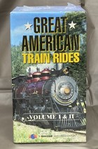 Great American Train Rides Vol I &amp; II VHS - £9.74 GBP