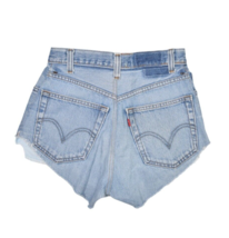 Levis Cut Off Shorts Womens XS Denim Jean Urban Outfitters Renewal Reconstructed - £25.39 GBP