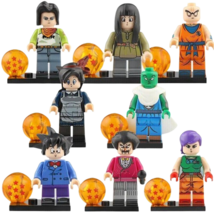 Dragoon Ball Z - Androiid 17 Sattan Piiccolo Krilllin Mai Minifigures 8pcs/set  - £33.92 GBP