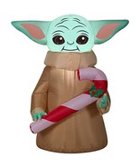 Gemmy Christmas Airblown Inflatable The Child w/Candy Cane Star Wars, 3.... - £43.96 GBP