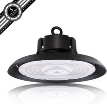 Led Ufo High Bay Light 150W Dimmable Hanging Shop Lights Commercial Ligh... - £71.57 GBP