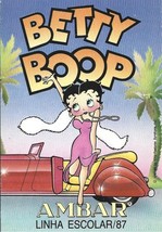 ⭕vtg, pocket calendar 1987 BETTY BOOP - $92.91 MXN