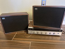Zenith C440W Solid State Vintage Radio Receiver System Wood W Speakers SEE VIDEO - £73.98 GBP
