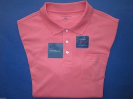 Croft&amp;Barrow Easy Care Short Sleeve Men’s Polo T-Shirt 660 Tea Rose XXL MSRP $30 - £10.15 GBP