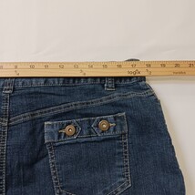 Christopher & Banks RN#55826 Women's Blue Cotton Blend Denim Skirt Size 14 image 6