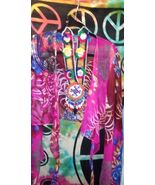 BEADED GORGEOUS PURPLE  KUCHI DELUXE ARTDECO FABULOUS STUNNING OOAK NECK... - €59,45 EUR