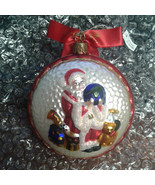 Waterford 2003 FTD Blown Glass Santa Heirlooms Ornament Hand Painted NEW! - £15.81 GBP