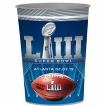 Super Bowl LIII 2019 Plastic Beverage or Favor Cup 16 oz Superbowl 53 - $2.37