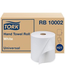 Tork Paper Hand Towel Roll White H21, Universal, 100% Recycled Fiber, 6 ... - £106.17 GBP