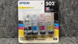 New 4PK Genuine Epson 502 Ink Combo Pack for ECO-TANK ET-2850 3850 4850 ... - $21.99 New 4PK Genuine Epson 502 Ink Combo Pack for ECO-TANK ET-2850 3850 4850 ... - $21.99