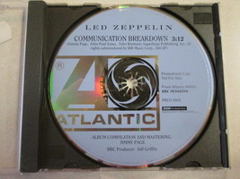 Led Zeppelin Communication Breakdown Bbc Sessions Promo Cd 1 Track Jimmy Page - £19.43 GBP