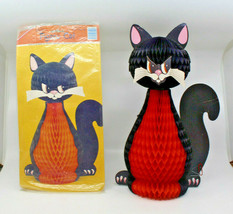 Danish Amscan Decoration Figaro Cat Honeycomb Paper 3D Vintage Denmark AS-IS - £23.00 GBP