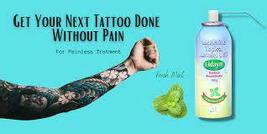 GET YOUR TATTOO WITHOUT PAIN WITH LIDAYN FRESH MINT SPRAY FREE SHIPPING - £11.79 GBP