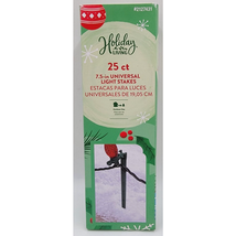 Holiday Living Plastic Christmas String Lights Ground Stakes 25 Ct 7 1/2&quot; - $9.00