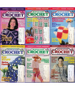 Vintage Quick &amp; Easy Crochet 6 Issue Bundle 2000 - 2002 Afghans Fashion ... - £7.83 GBP