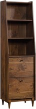 Sauder Harvey Park Narrow Bookcase, Grand Walnut Finish - £210.73 GBP