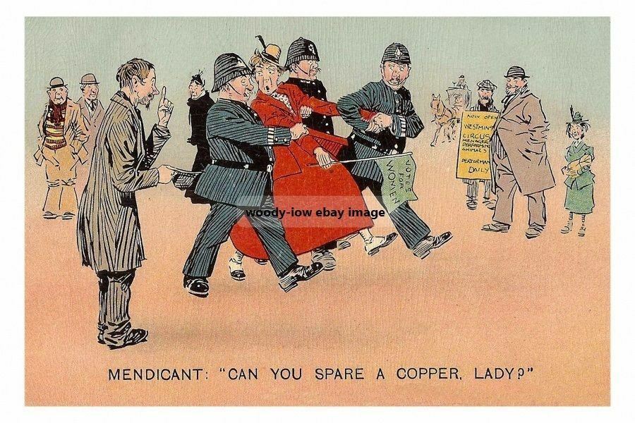 rp15256 - Suffragette Comic - Can you spare a copper - print 6x4 - $2.80