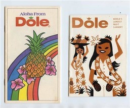 Dole World&#39;s Largest Fruit Canners &amp; Aloha from Dole Booklets Hawaii Pineapple - £17.40 GBP