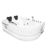 Whirlpool massage hydrotherapy Double Pump corner bathtub hot tub 2 pers... - $4,236.45 CAD