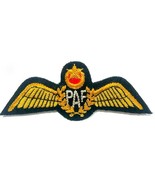 PAKISTAN AIR FORCE PILOT GOLD BULLION WIRE WING  EXCELLENT QUALITY CP BR... - $19.50