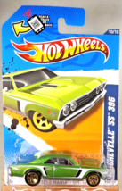 2012 Hot Wheels #110 Muscle Mania 10/10 &#39;67 CHEVELLE SS 396 Green w/Gold 5 Spoke - £10.24 GBP