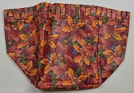 Longaberger Maple Leaf Basket Liner Fall Foliage Fabric Accessory Collectible - £10.83 GBP