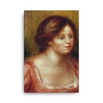 Pierre Auguste Renoir Bust of a Woman in a Red Blouse 1905 Canvas Print - £79.32 GBP+