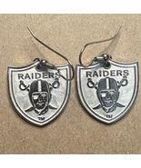 Vintage 1996 Official NFLP Oakland Raiders Dangle Earrings - €14,58 EUR