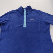 Columbia AL1302 Women's Blue Pullover Fleece 1/4 Snap Button Sweatshirt Size 2XL image 13