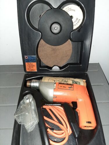 Black And Decker 3/8 Drill Kit No. 7131 with Case - $20.00