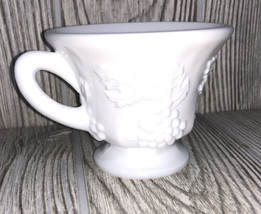 Vintage White Milk Glass Indiana Harvest Grape Tea Coffee Cup Replacement - £3.13 GBP